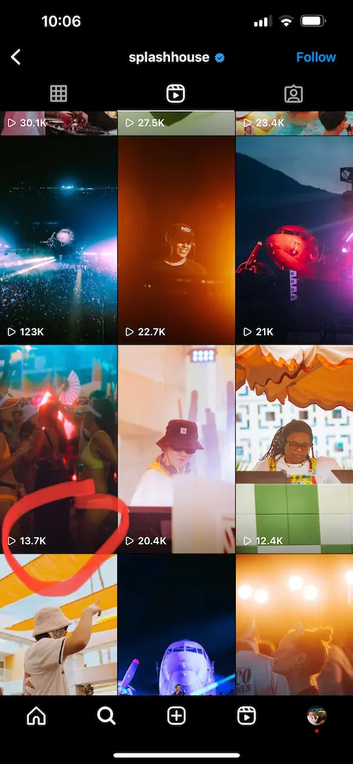 Hyperwolf collab Reel view count