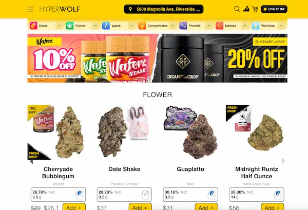 Hyperwolf homepage variant
