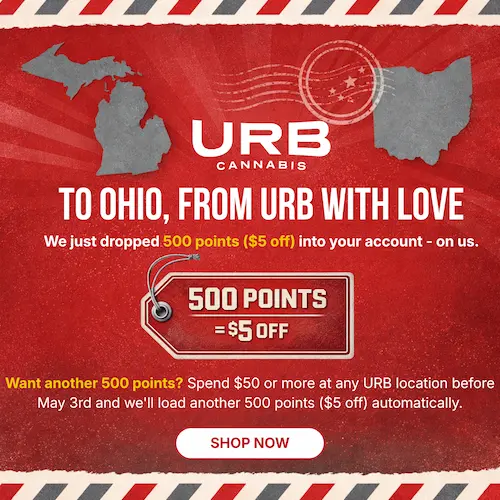 URB Ohio 500 point gift announcement