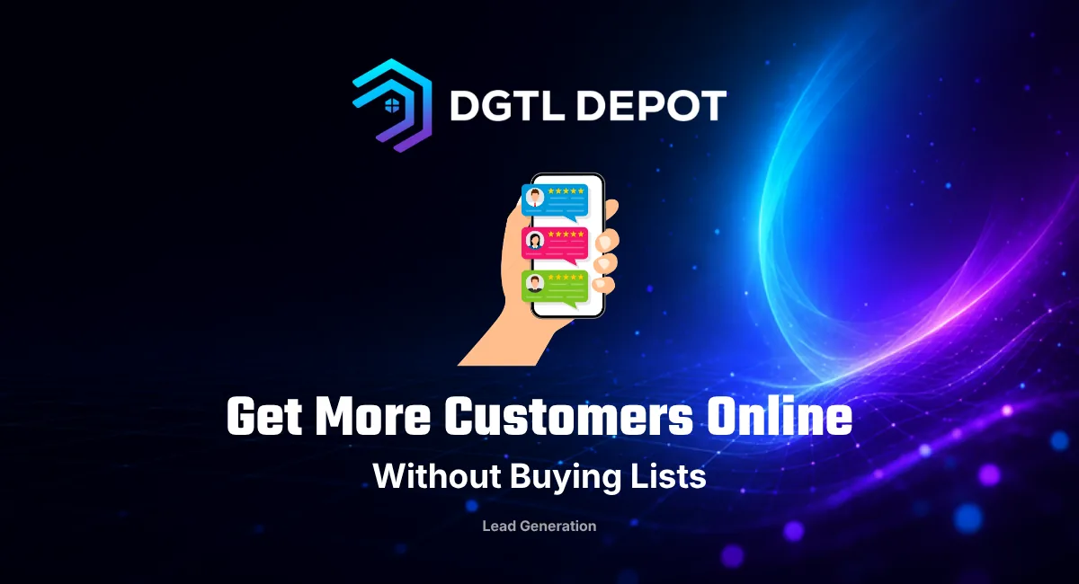 How to get more customers online — a small-business guide by DGTL Depot