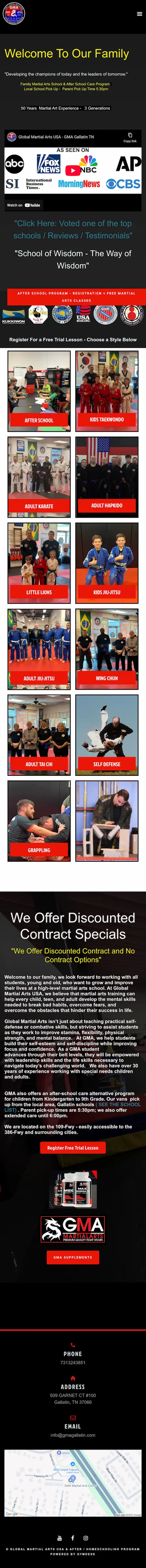 Old Global Martial Arts site